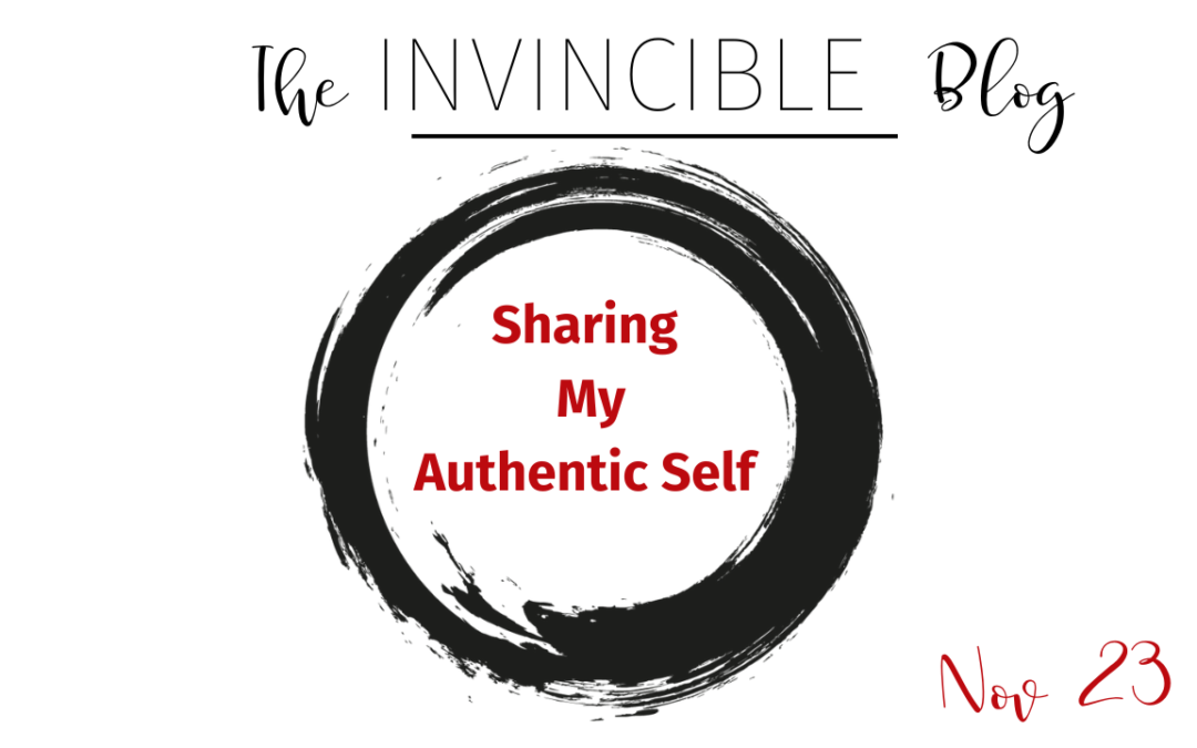 BLOG:  Sharing My Authentic Self